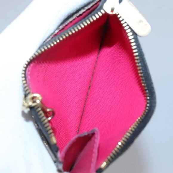 LOUIS VUITTON Multicolor Pochette Cles NM Coin Purse Black - Picture 13 of 15